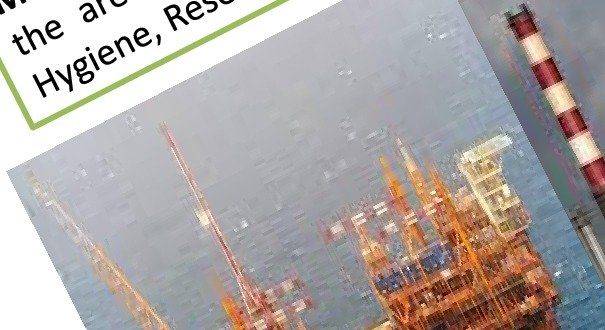 Plataforma offshore ao largo da costa de Moçambique